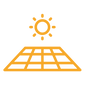 solar panel yellow graphic no background