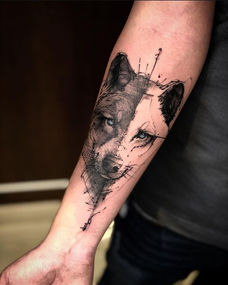 Wolf tattoo