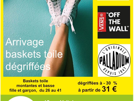 Baskets toile et sneakers enfant