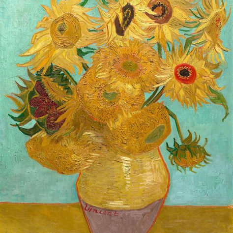 Hoạt động nghệ thuật cho trẻ 3 tuổi - tái hiện lại tác phẩm "hoa hướng dương" của van gogh