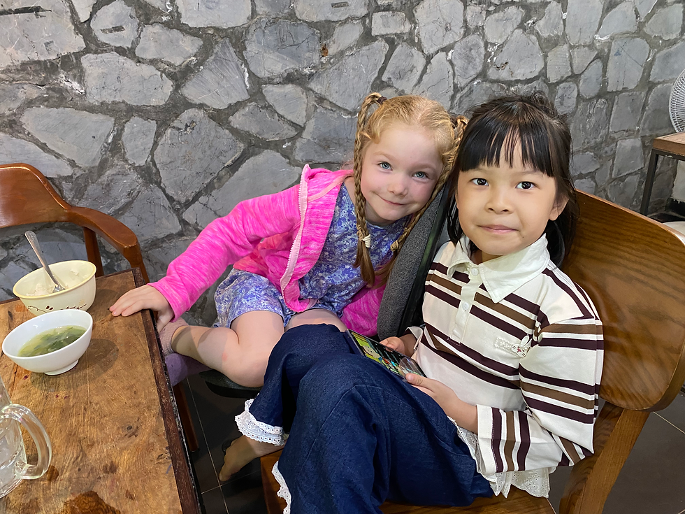 British and Vietnamese girl