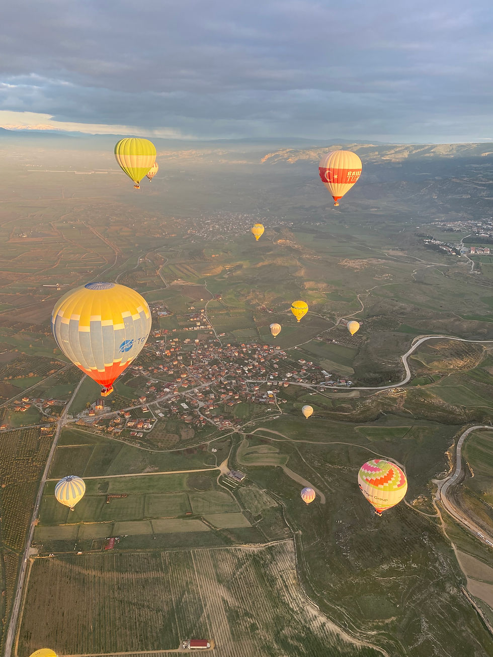 Hot air balloons Pamukkale
