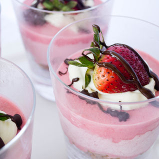 Frozen Strawberry Coconut Pie