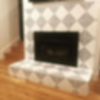 Handpainted Fireplace