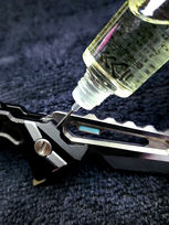 Oil for blade knife