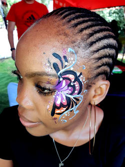 Lumo Butterfly Festival Face Paint