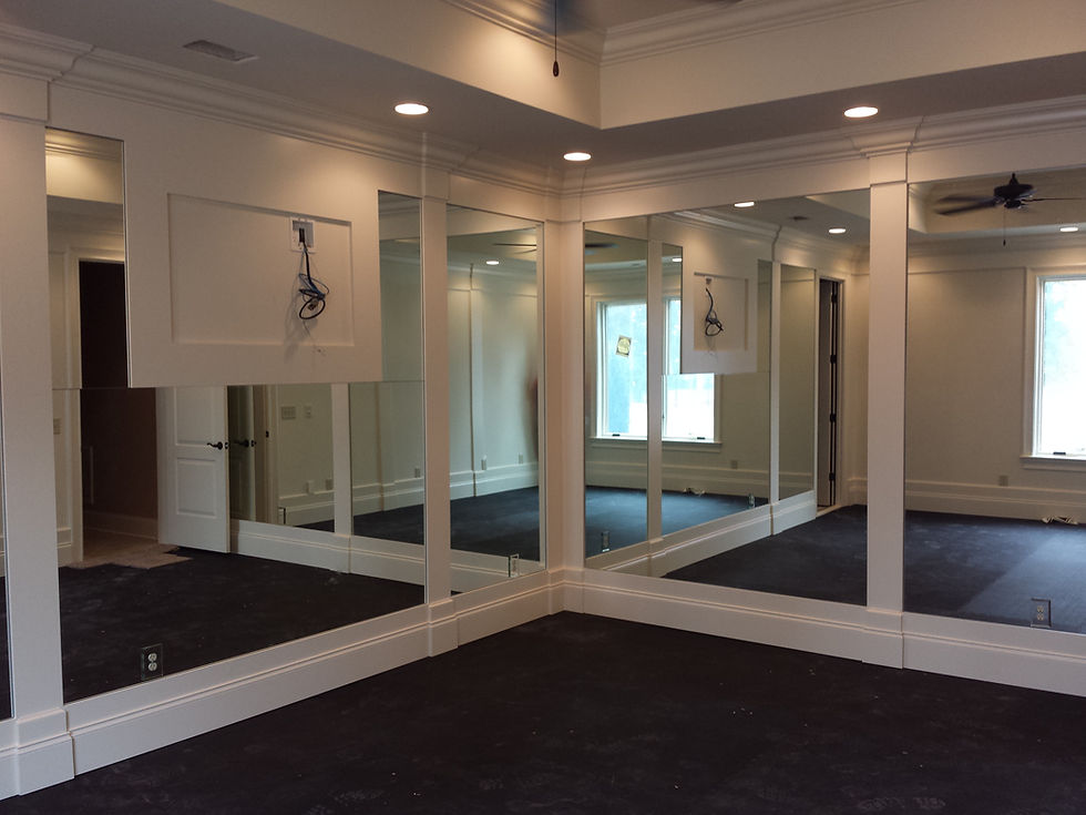 Exercise and Dance Wall Mirrors infinityglassnc