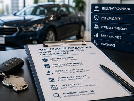 Auto Finance Compliance: Emerging Regulatory Risks and Governance