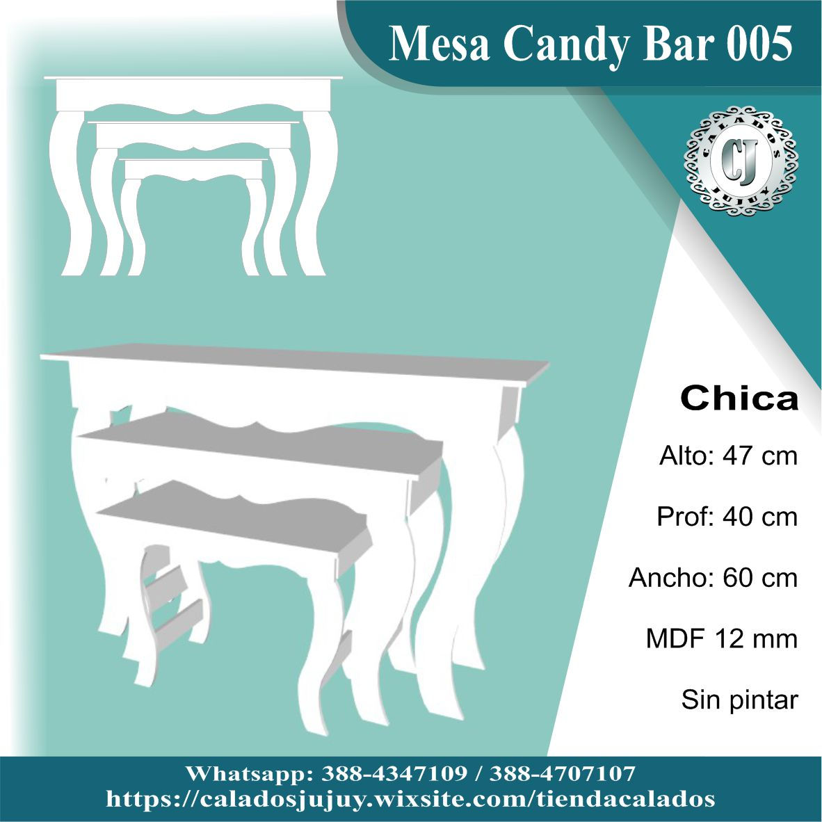 Mesa Candy Bar 005 Chica