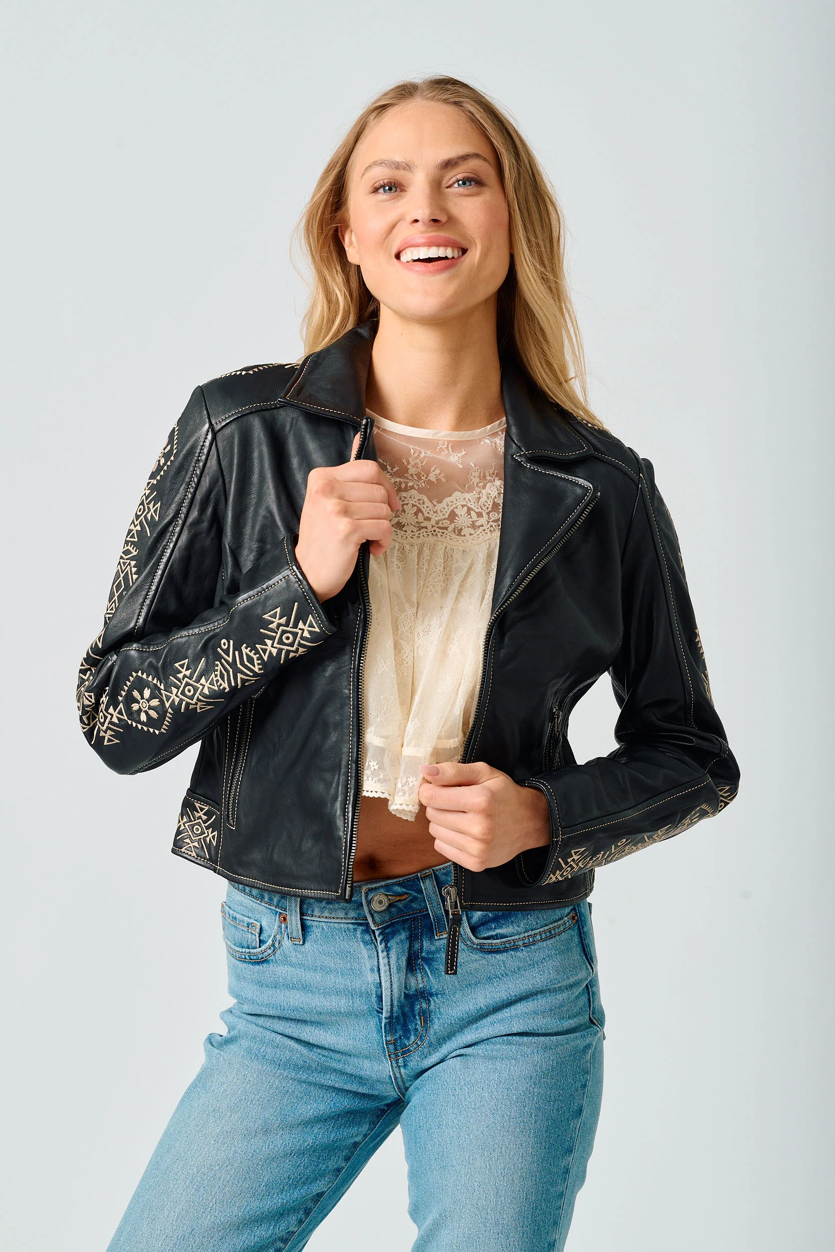 Mauritius Cora Leather Jacket
