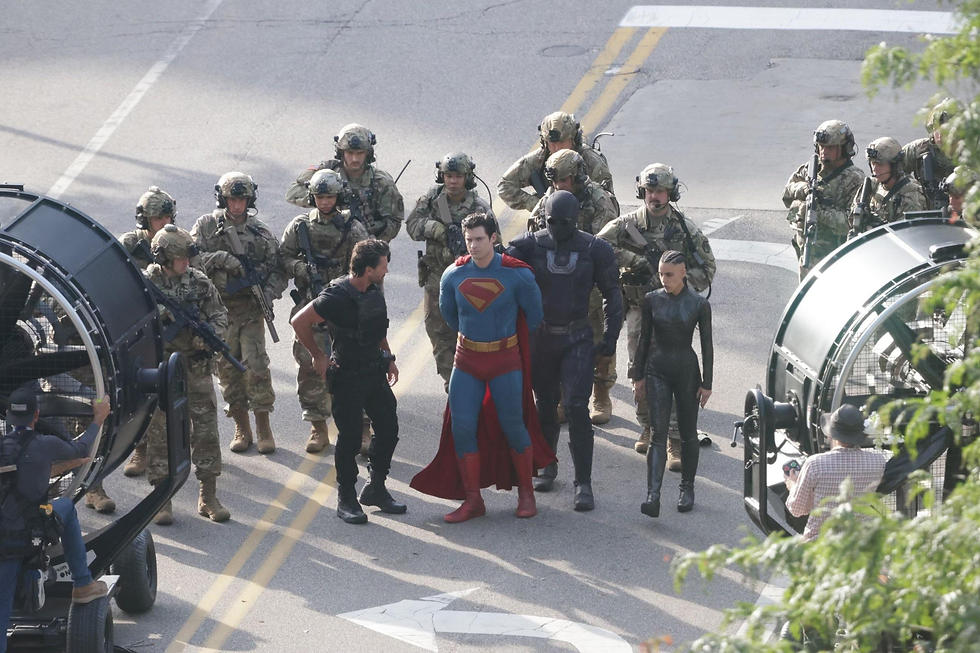 Superman getting arrested