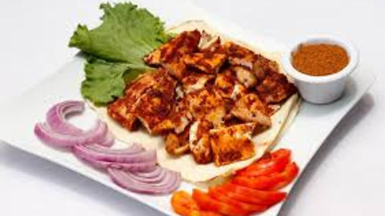 Tasty Spiced CHICKEN SUYA with side