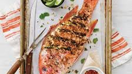 Grilled Red Snapper Fish