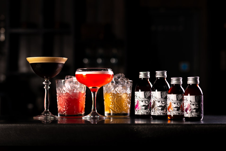The first batch of 4 bottled craft cocktails from Smith's Cocktails
