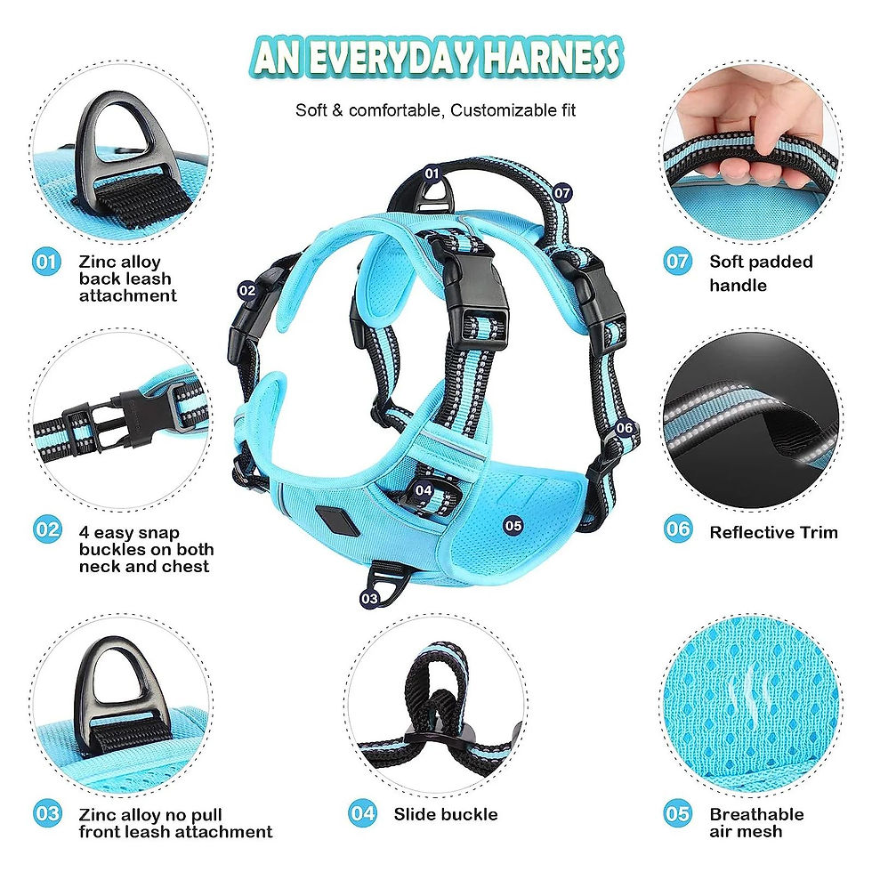 Thumbnail: Uy! Aso Anti-Pull Padded Dog Harness