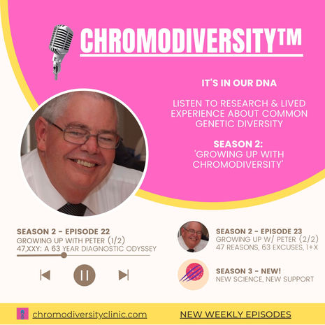 GROWING UP WITH PETER: A 63 YEAR DIAGNOSTIC ODYSSEY (1/2)