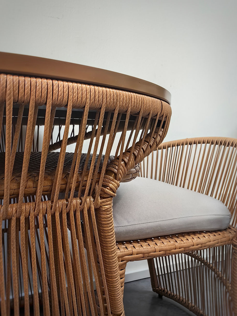 Thumbnail: Boho Patio Table Set