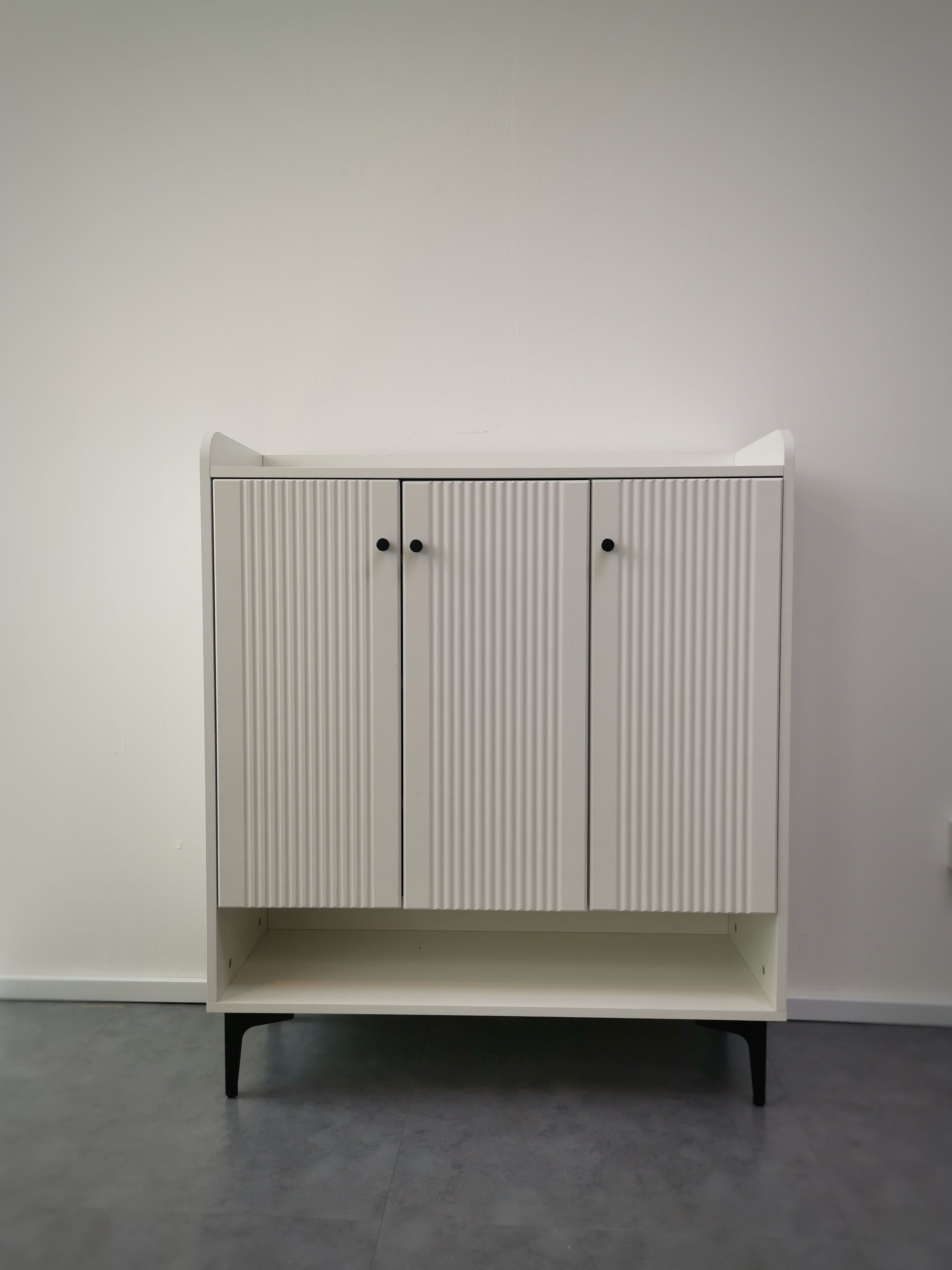Blanc Triple Door Shoe Cabinet