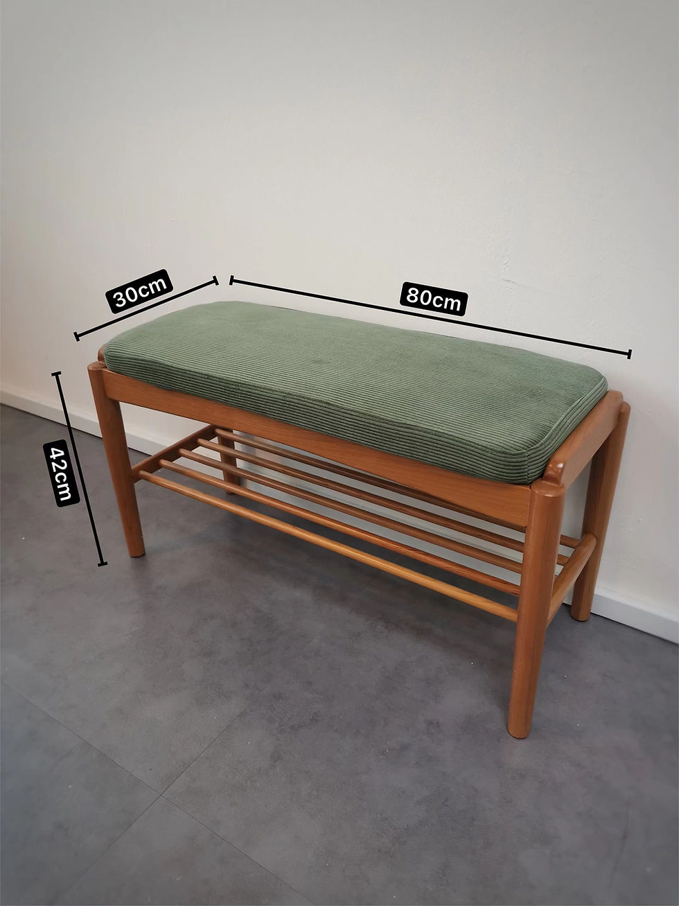 Thumbnail: Emeral Shoe Bench(Cushion)