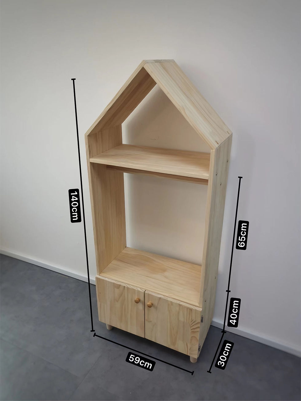 Thumbnail: Genius House-Shape Wardrobe