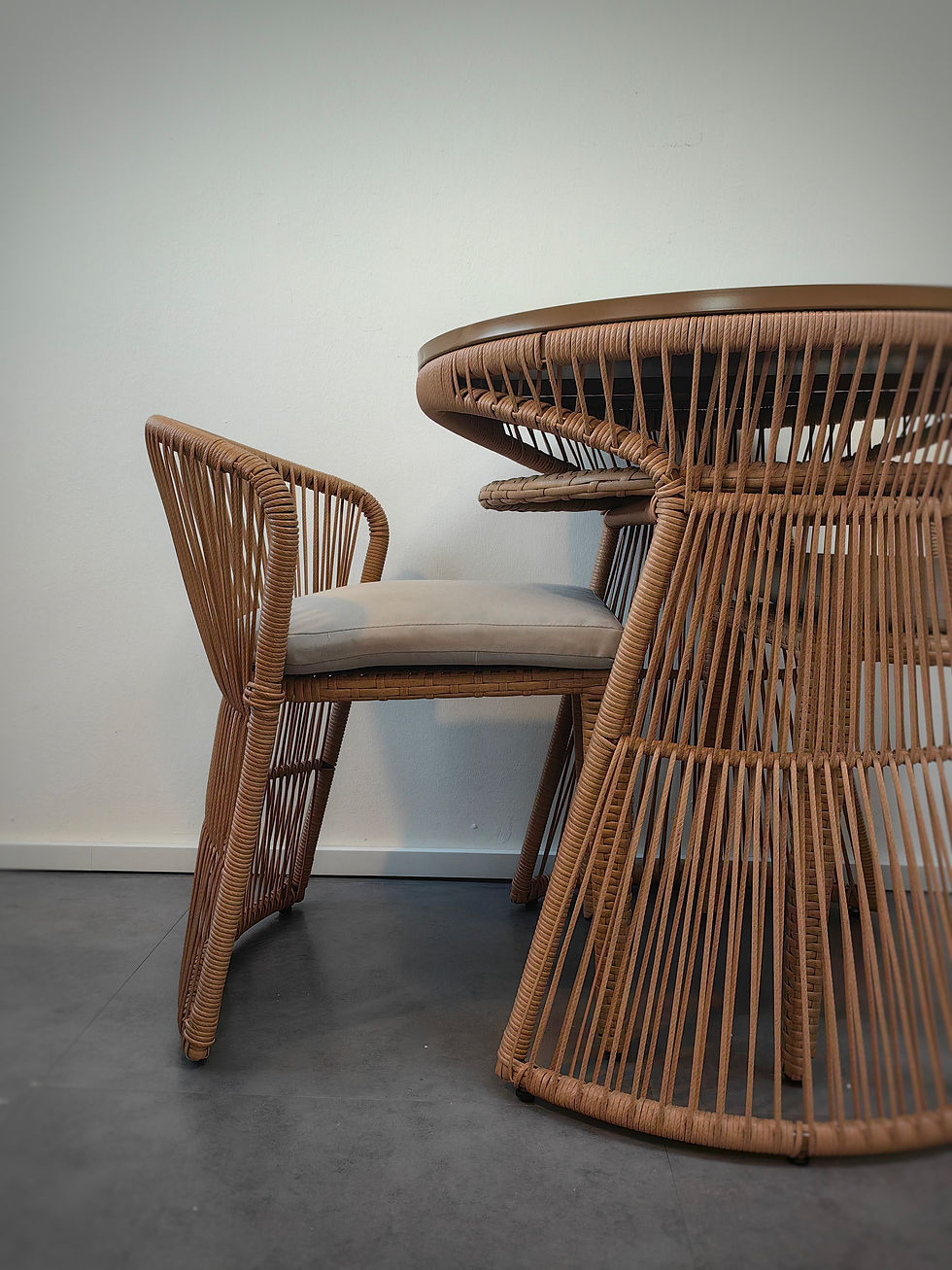 Thumbnail: Boho Patio Table Set