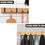 Thumbnail: Nail-Free Foldable Wall Coat Hanger _5 Hooks