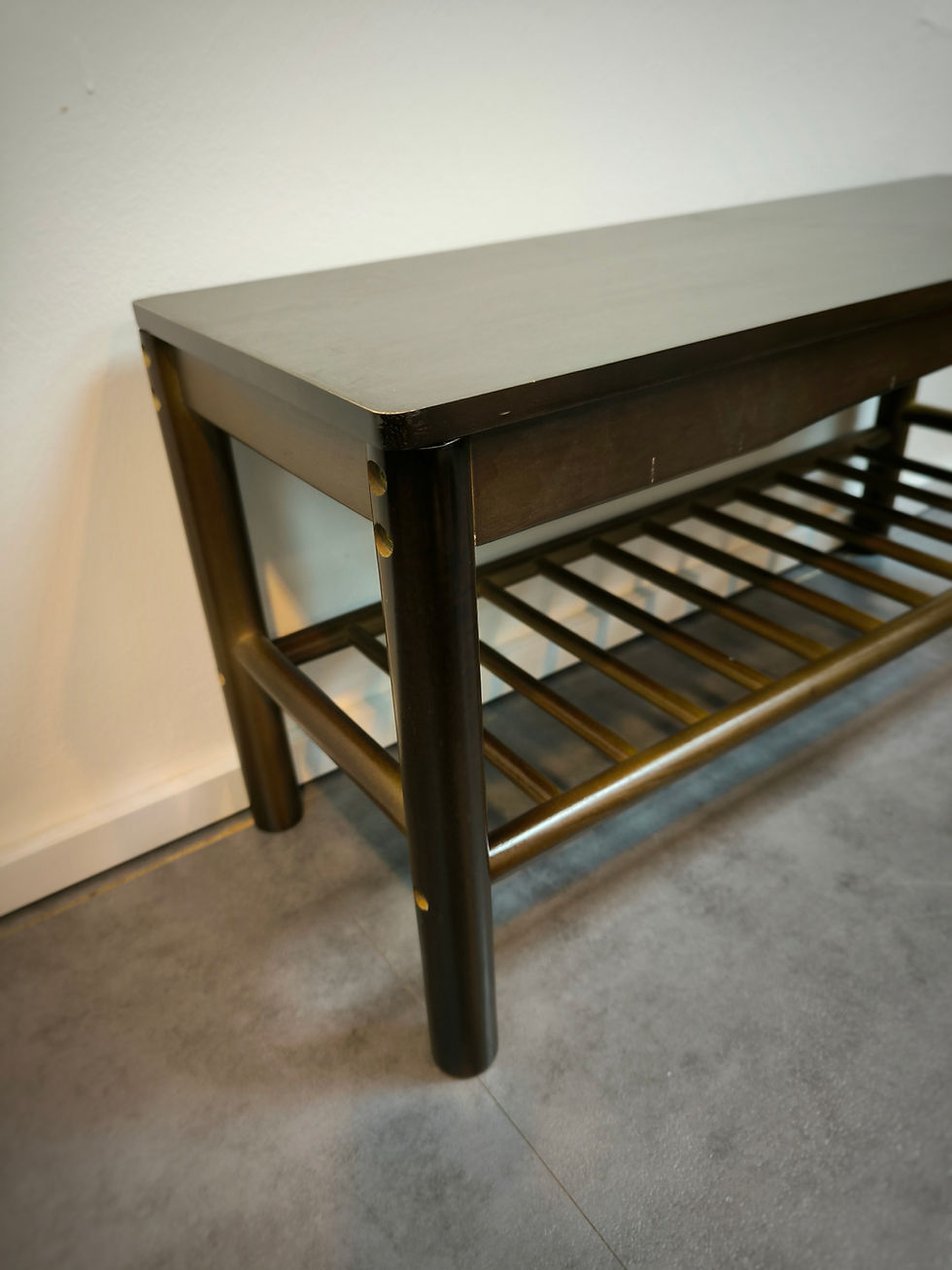 Thumbnail: Meeda Bench Shoe Rack_Walnut