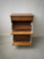 Thumbnail: Japanese Style Flip-Down Shoe Cabinet