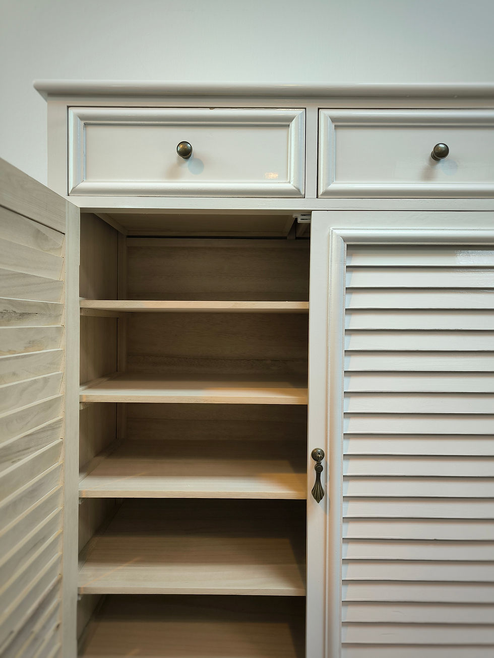 Thumbnail: Old-Skool White Shoe Cabinet