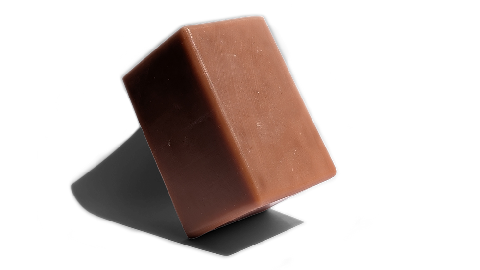 SINCERELY YOURS cold process soap by FEEL NO EVIL. Pink and red clay bar with patchouli and lavender.