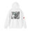 Thumbnail: Retro Art Hooded Sweatshirt - Vintage Vibes with Angel Design