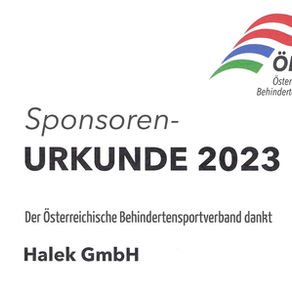 HALEK SETZT SICH FÜR ÖSTERREICHISCHEN BEHINDERTENSPORTVEREIN EIN