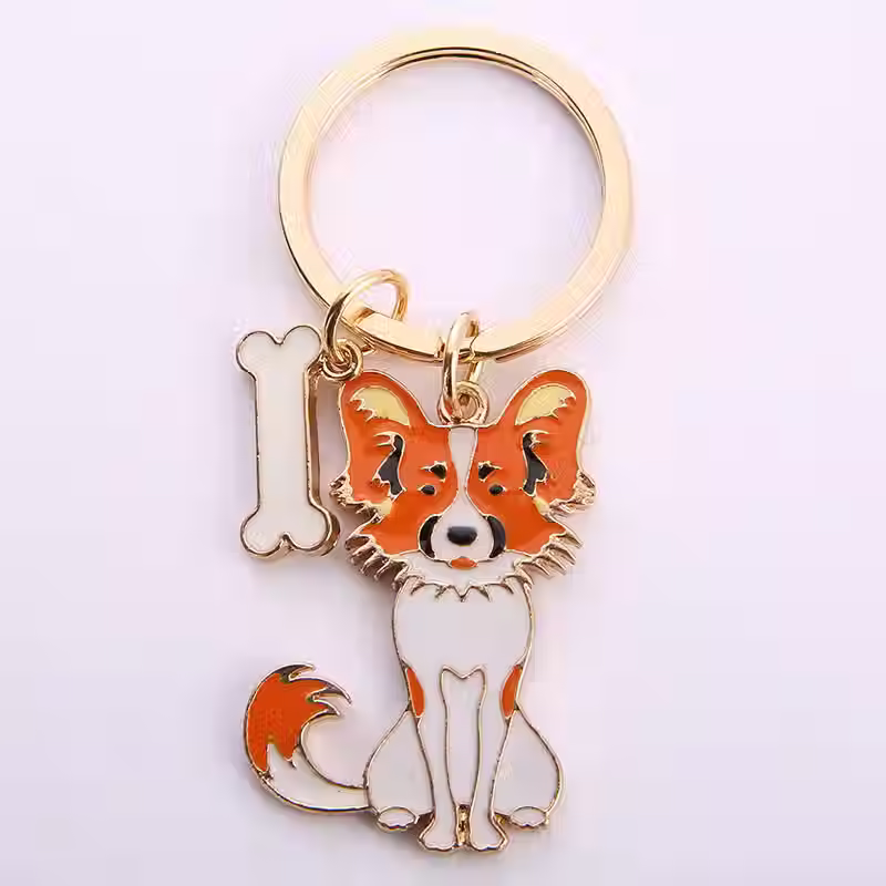 Papillion Keychain