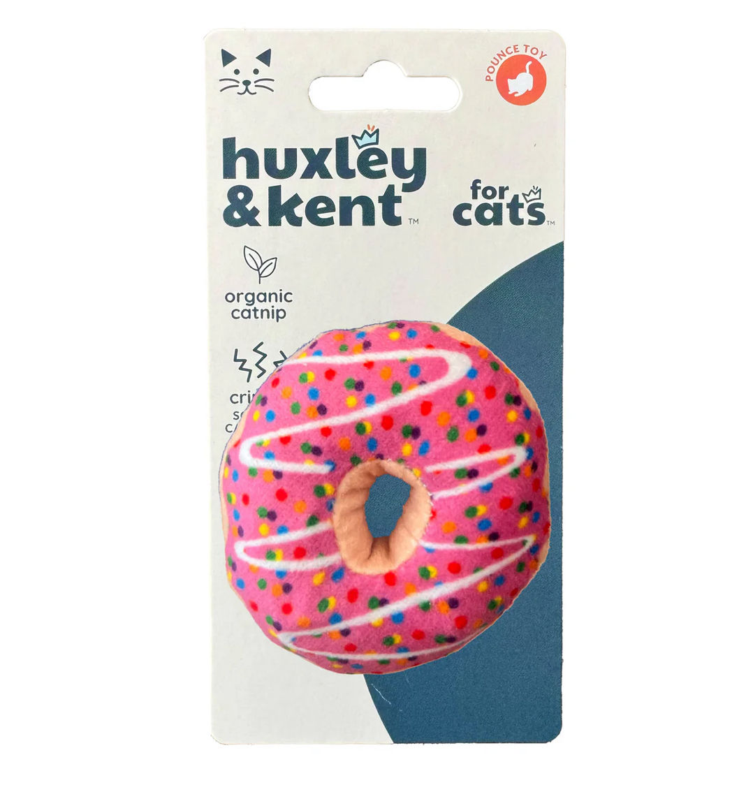 Strawberry Donut Cat Toy
