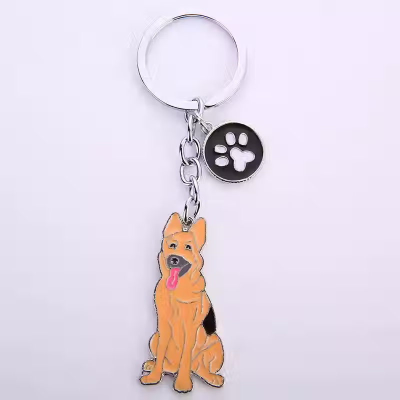 German Sheperd Keychain