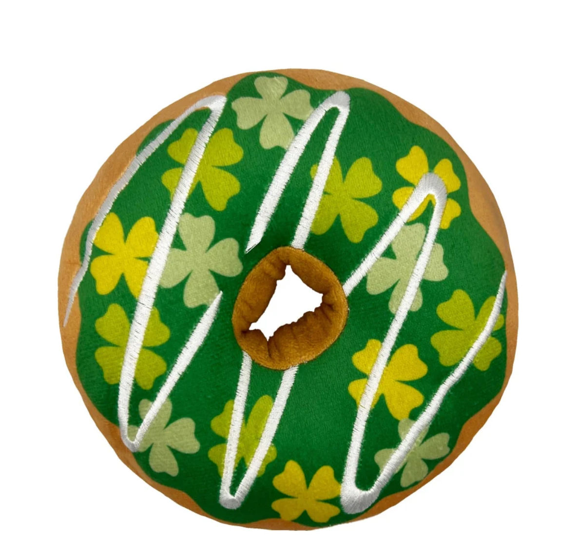 Shamrock Donut Dog Toy