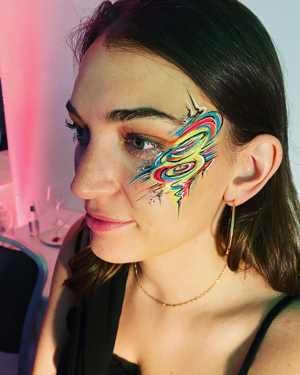 70s retro eye design
