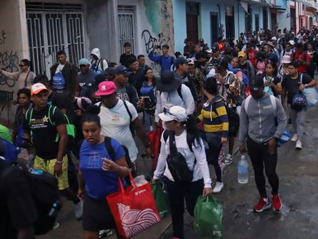 NUEVO OBJETIVO: Caravana de migrantes parte desde el sur de Mexico con la vista puesta en Canada y Europa no en EE.UU.