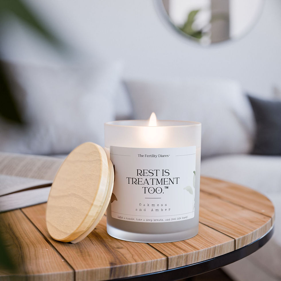Thumbnail: Rest & Recharge: The "Rest Is Treatment Too" Self-Care Candle