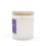 Thumbnail: I Choose Peaceful Power Lavender Affirmation Candle | Frosted Glass 11oz
