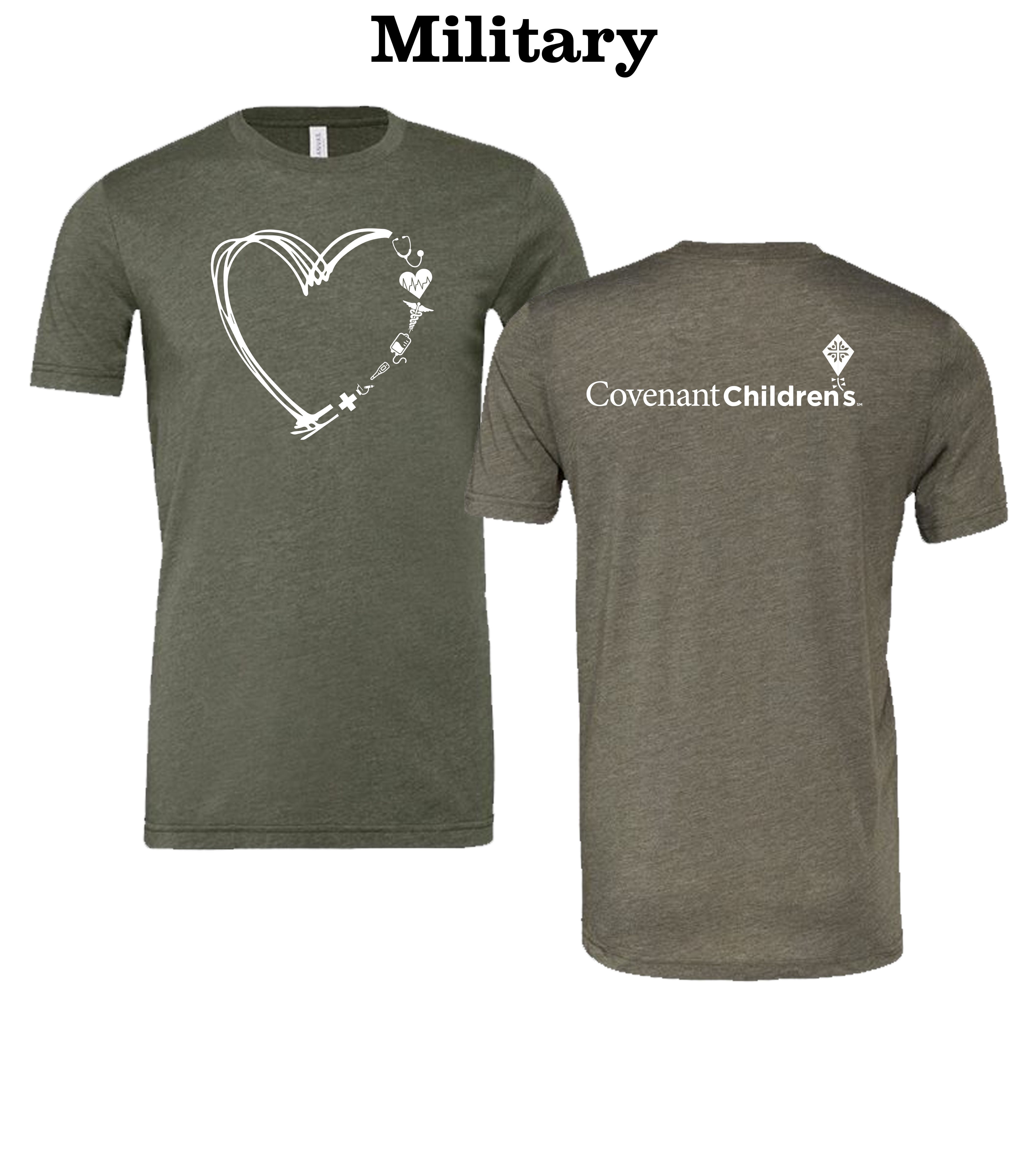 Distressed Medical Heart - Short Sleeve