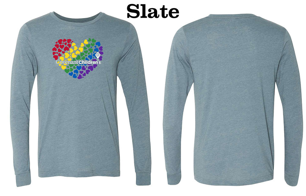 Thumbnail: CCH Rainbow Heart LONG SLEEVES