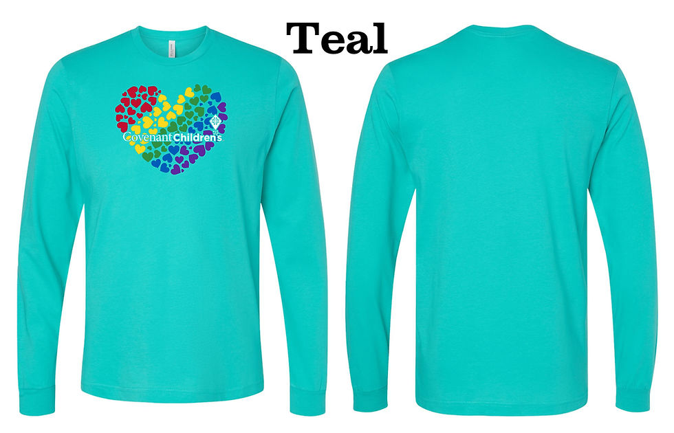 Thumbnail: CCH Rainbow Heart LONG SLEEVES