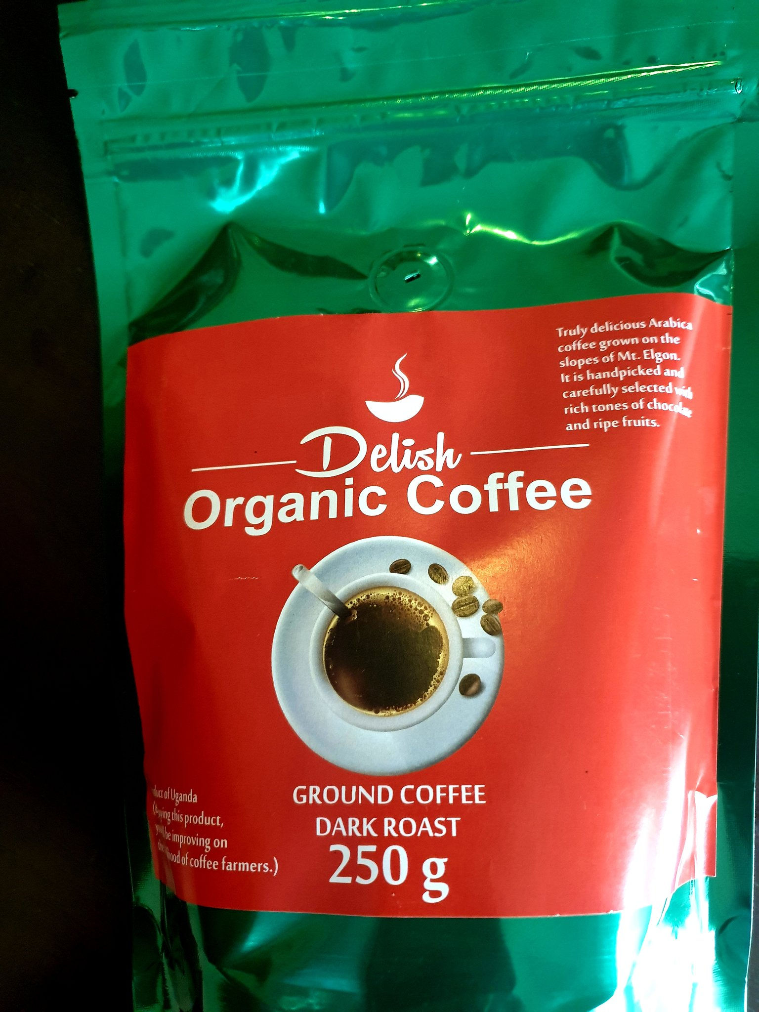 ORGANIC FLAVOURED COFFEE -From East Africa