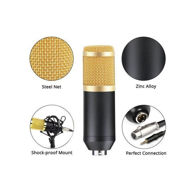 Thumbnail: BM 800 Professional Studio Audio Condenser Microphone 3.5mm Wired Microphone For