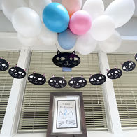 Cat themed birthday party.