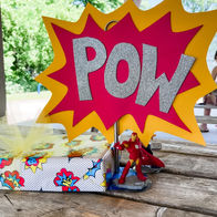 Super Hero Centerpieces