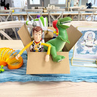 Toy Story baby shower centerpiece for boy with colorful playful decor theme