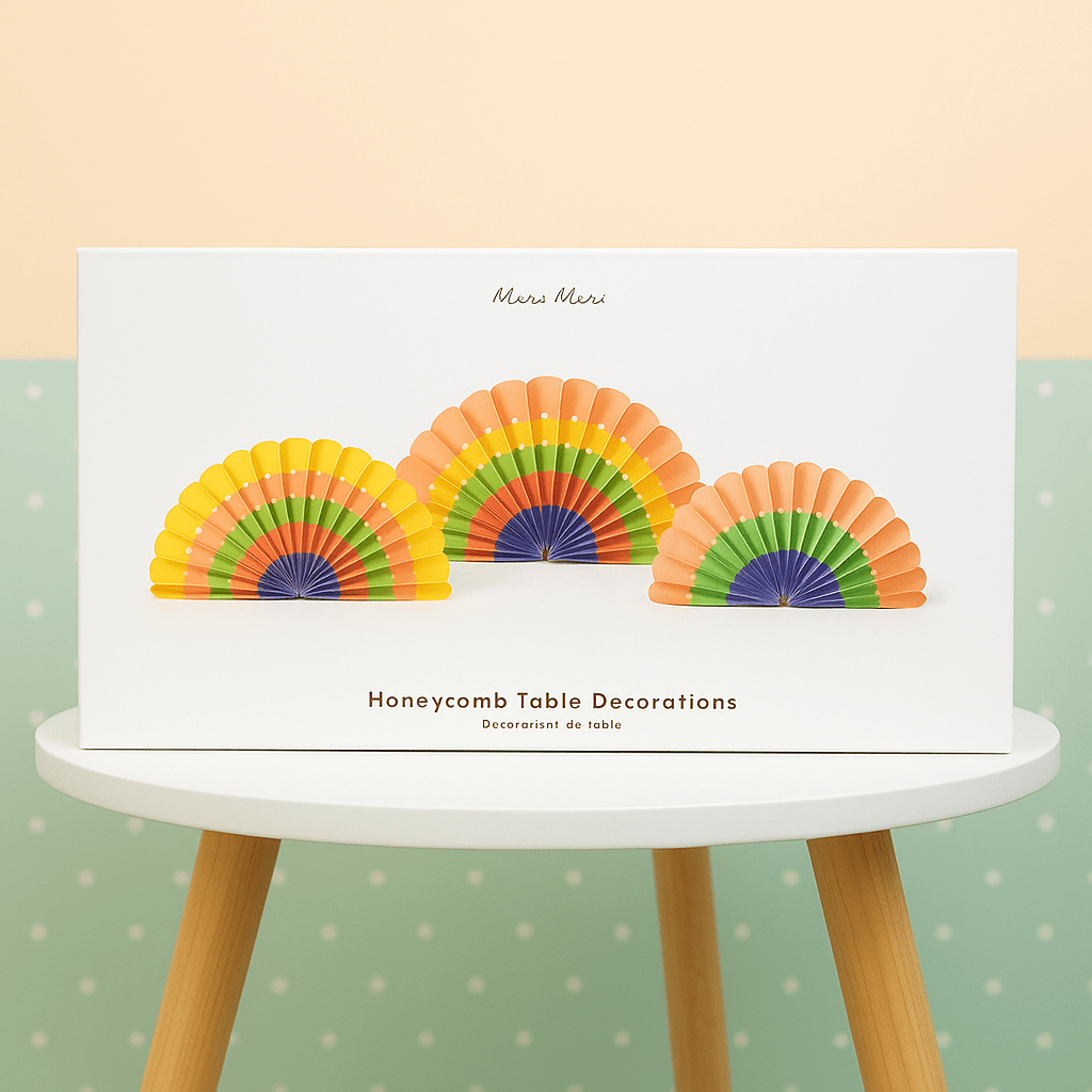 Honeycomb Rainbow Decorations