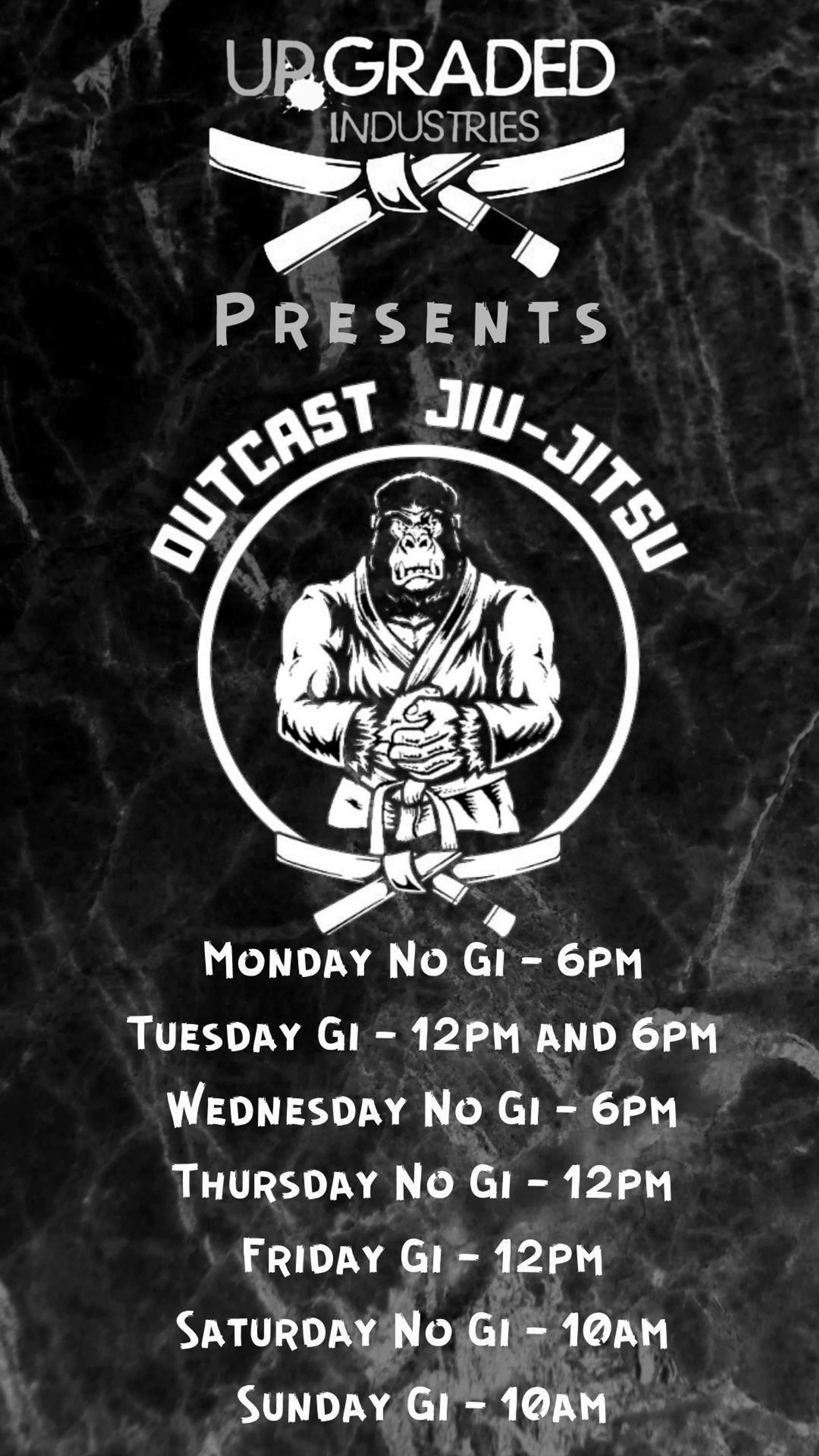JiuJitsu Class Schedule Upgraded Industries Mentor, OH